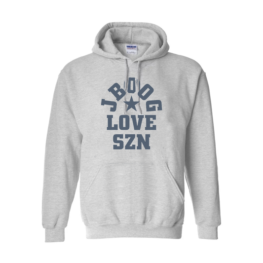 Love Szn Pullover Hoodie (Heather Gray)