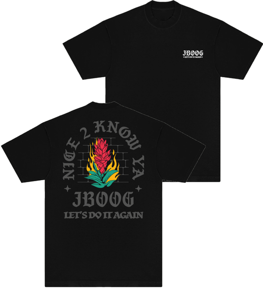 Nice 2 Know Ya Rasta Tee (Black)