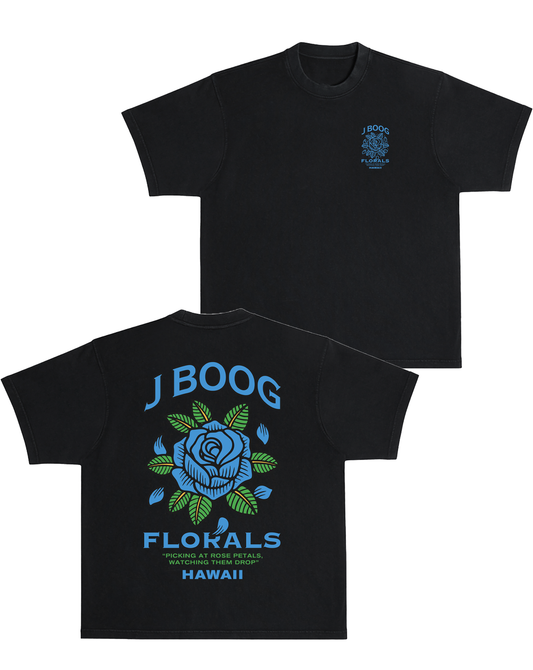 Florals Tee (Black)