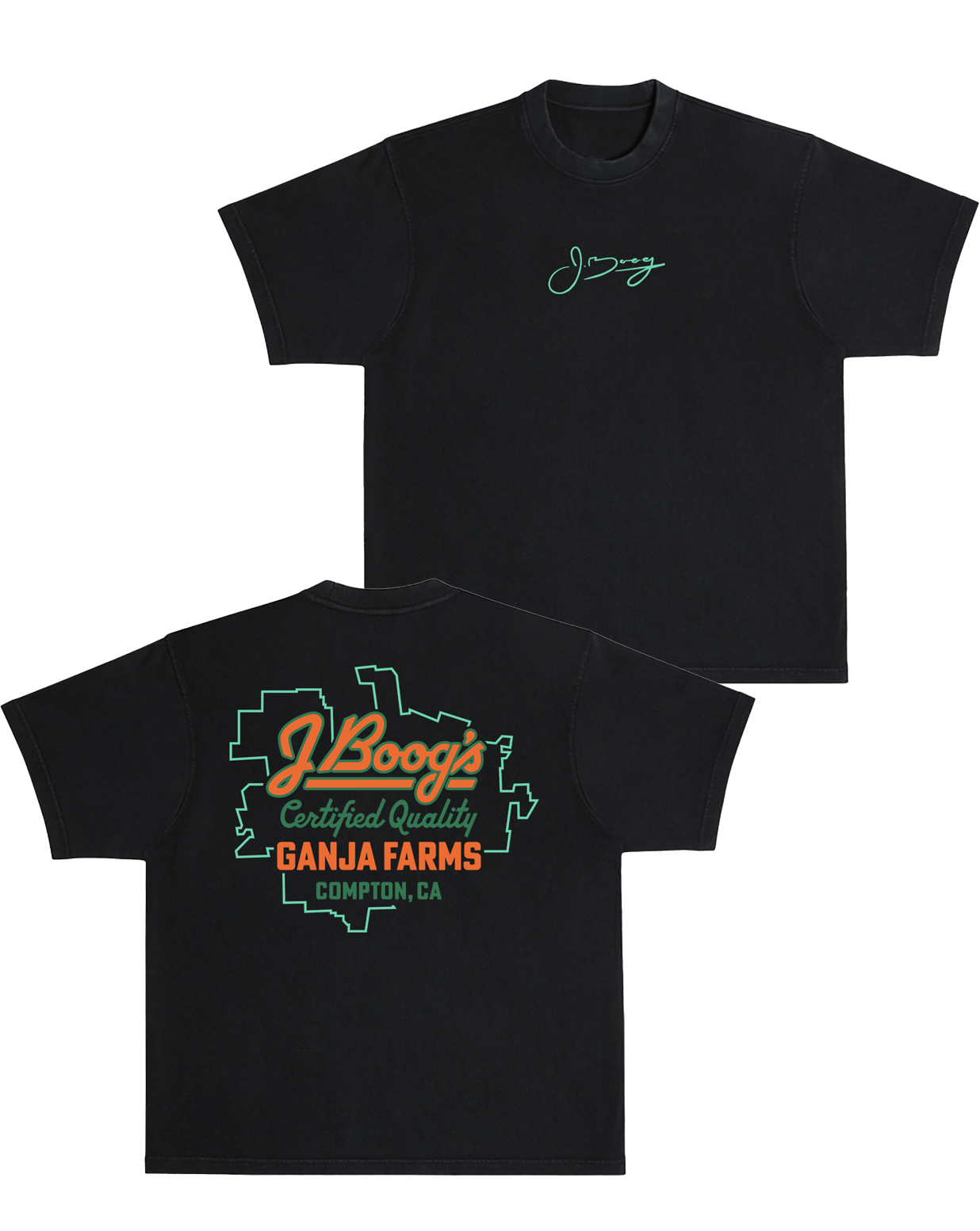 Ganja Farms Tee (Black)