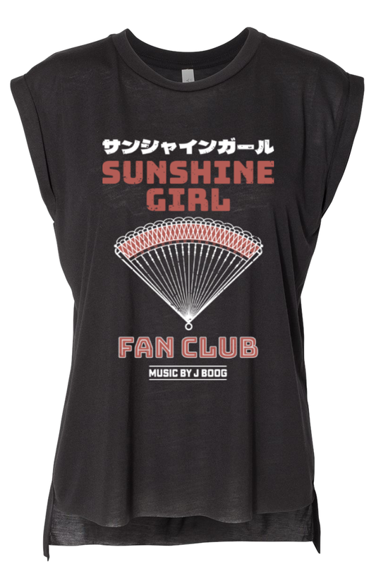 Women's Sunshine Girl Fan Club Tank (Black)