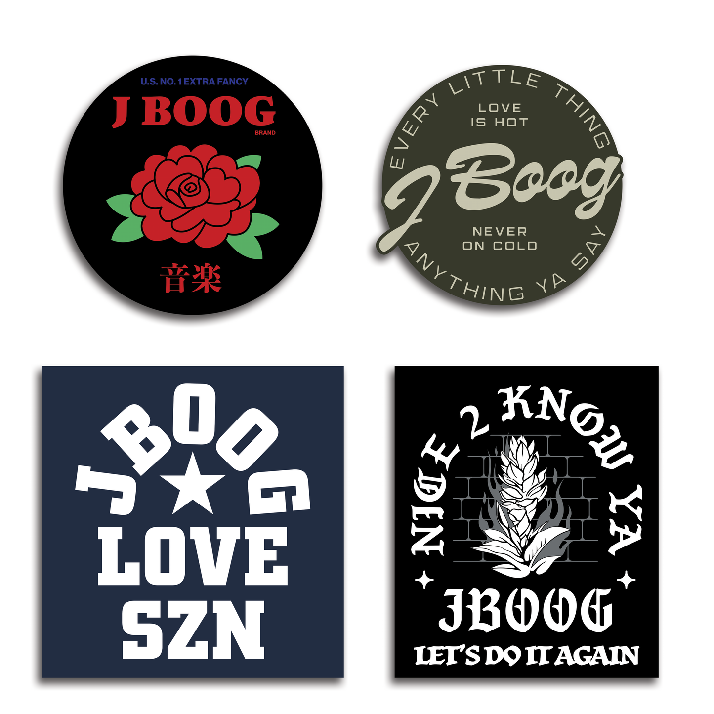 2025 Black Calrose Sticker Pack