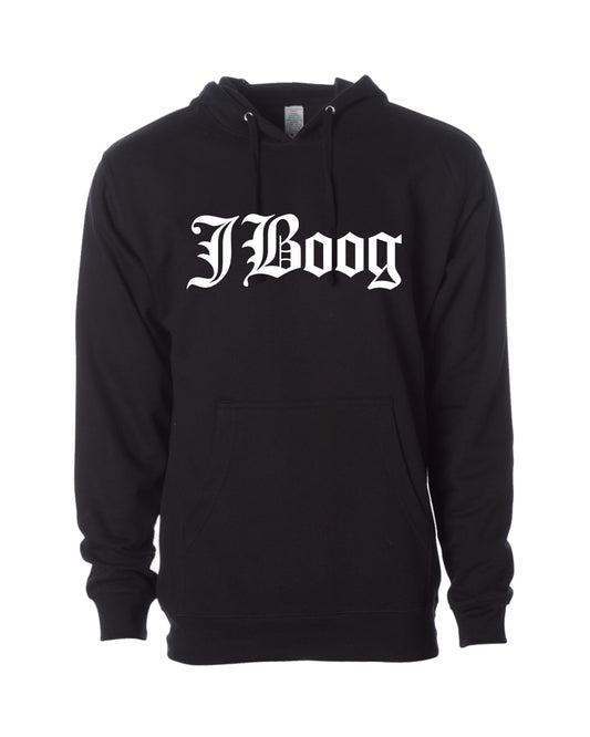 Old English Pullover Hoodie (Black)
