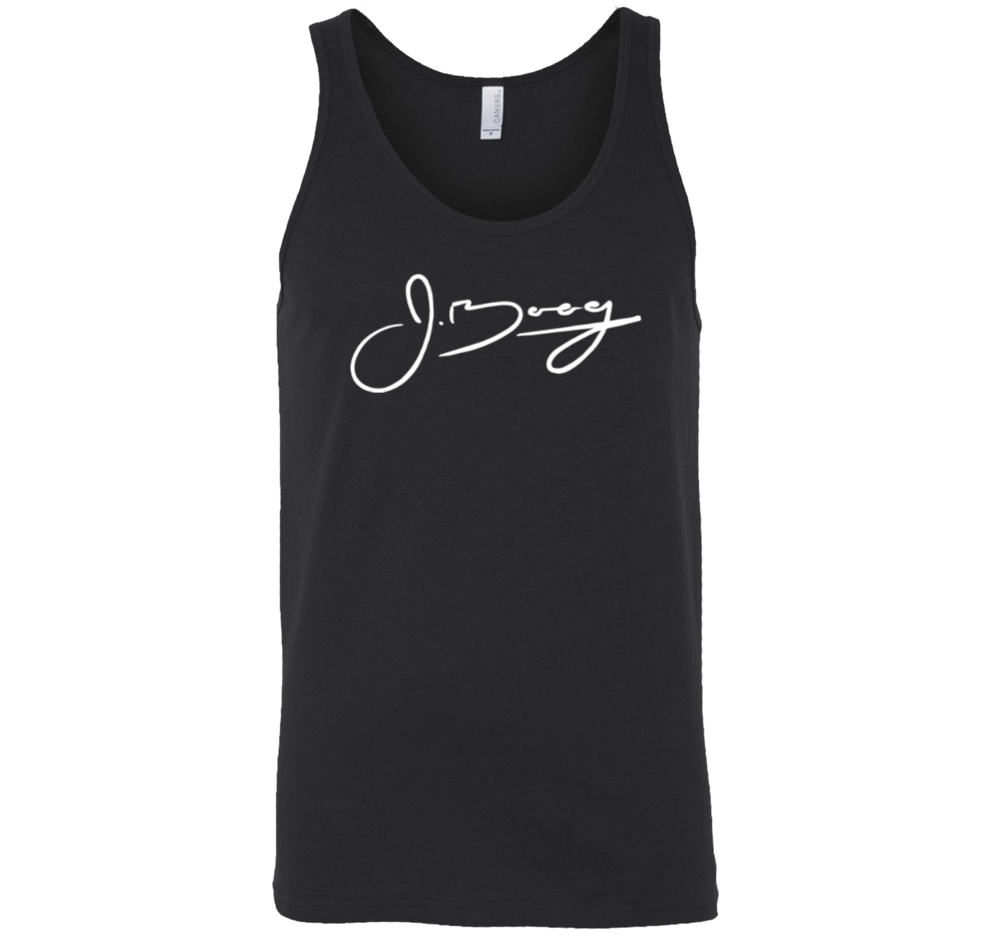 Signature Logo Men’s Tank (Black w/ White Print)