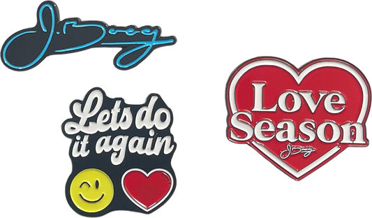 Let’s Do It Again Emoji 3-Pin Pack