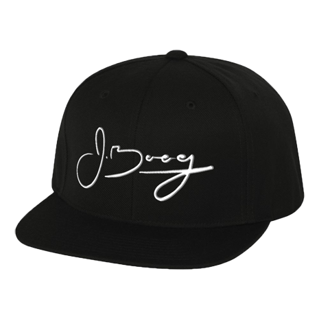 Signature Logo Snapback (Black)