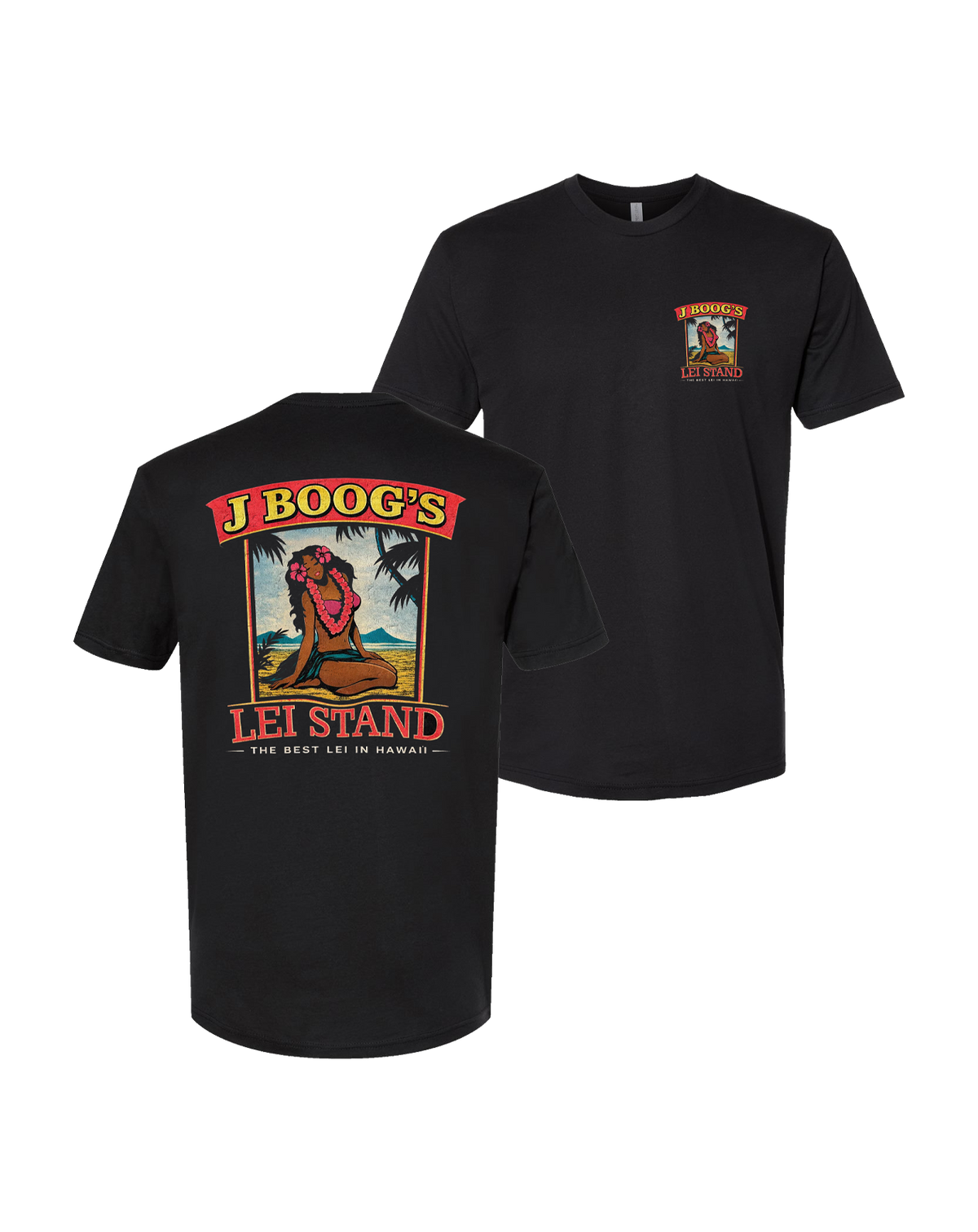 Lei Stand Tee (Black)
