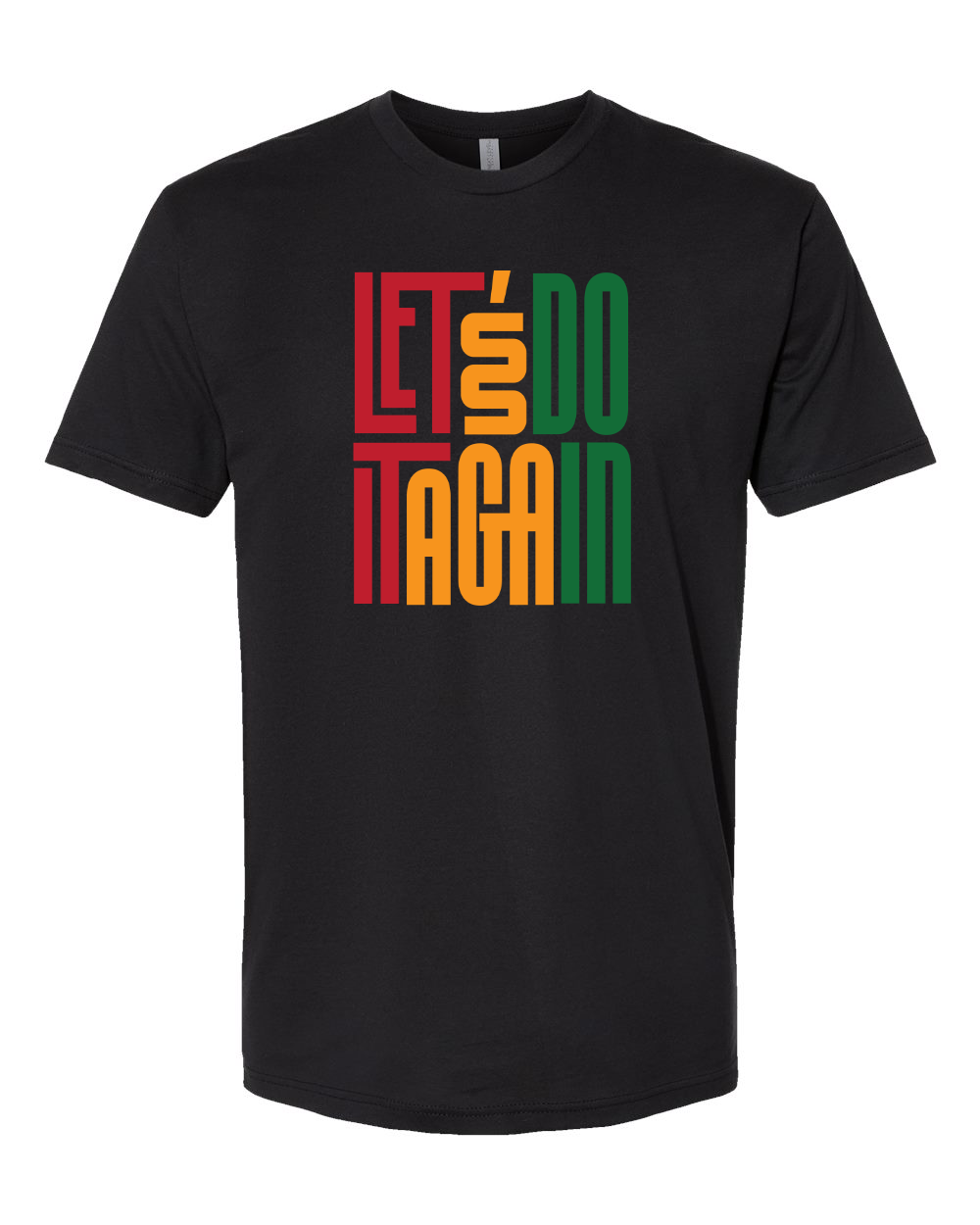 Lets Do It Again Rasta Tee (Black)