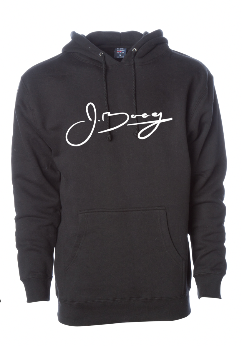 Signature Logo Pullover Hoodie (Black)