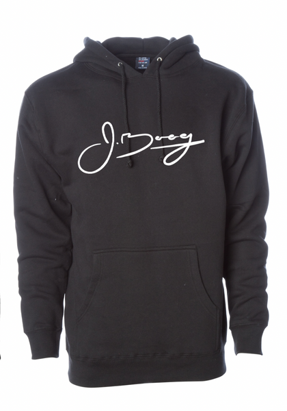 ★HOODHOOD★ Signature Logo Sweatshirt Black Signature Logo Pullover Hoodie (Black) – JBOOG