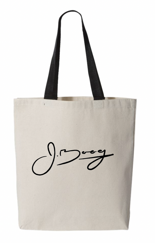 Signature Canvas Tote Bag (Natural)